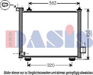 AKS Dasis 152033N - Kondensators, Gaisa kond. sistēma autodraugiem.lv