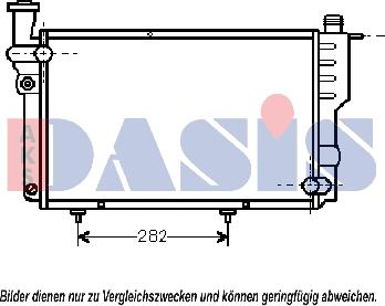 AKS Dasis 160930N - Radiators, Motora dzesēšanas sistēma autodraugiem.lv