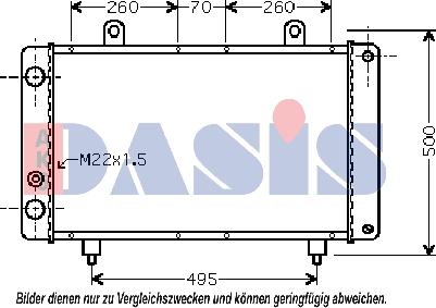 AKS Dasis 160078N - Radiators, Motora dzesēšanas sistēma autodraugiem.lv