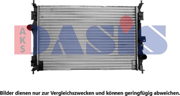 AKS Dasis 160121N - Radiators, Motora dzesēšanas sistēma autodraugiem.lv