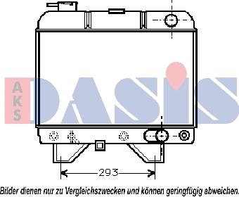 AKS Dasis 160730N - Radiators, Motora dzesēšanas sistēma autodraugiem.lv