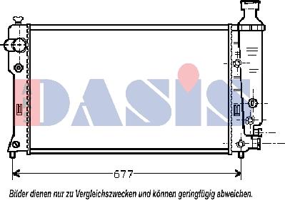 AKS Dasis 161300N - Radiators, Motora dzesēšanas sistēma autodraugiem.lv