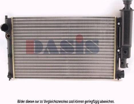 AKS Dasis 161320N - Radiators, Motora dzesēšanas sistēma autodraugiem.lv