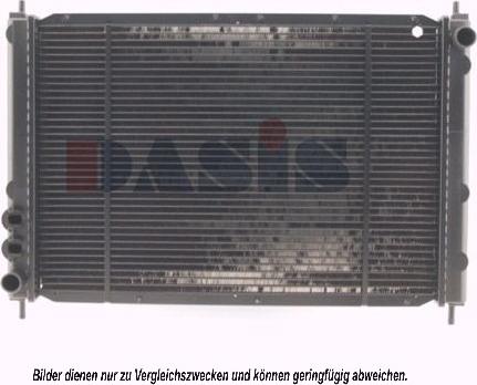 AKS Dasis 100640N - Radiators, Motora dzesēšanas sistēma autodraugiem.lv