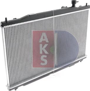 AKS Dasis 100067N - Radiators, Motora dzesēšanas sistēma autodraugiem.lv