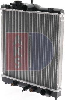 AKS Dasis 100014N - Radiators, Motora dzesēšanas sistēma autodraugiem.lv