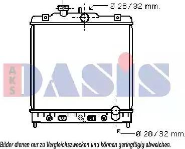AKS Dasis 103001N - Radiators, Motora dzesēšanas sistēma autodraugiem.lv