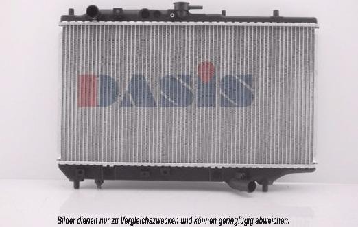 AKS Dasis 110480N - Radiators, Motora dzesēšanas sistēma autodraugiem.lv