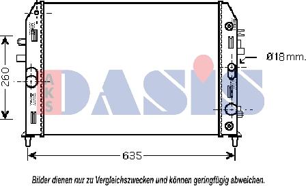 AKS Dasis 110062N - Radiators, Motora dzesēšanas sistēma autodraugiem.lv