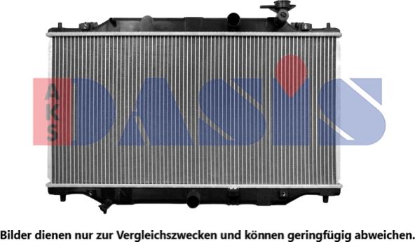 AKS Dasis 110083N - Radiators, Motora dzesēšanas sistēma autodraugiem.lv