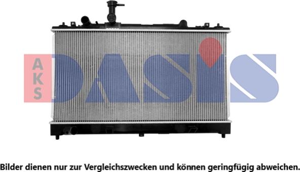 AKS Dasis 110087N - Radiators, Motora dzesēšanas sistēma autodraugiem.lv