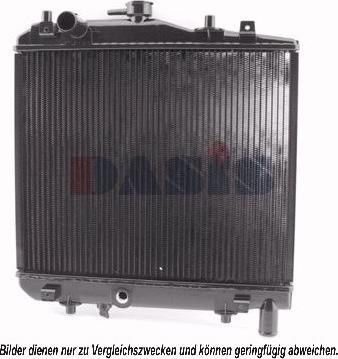 AKS Dasis 110070N - Radiators, Motora dzesēšanas sistēma autodraugiem.lv
