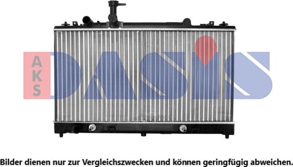 AKS Dasis 110104N - Radiators, Motora dzesēšanas sistēma autodraugiem.lv