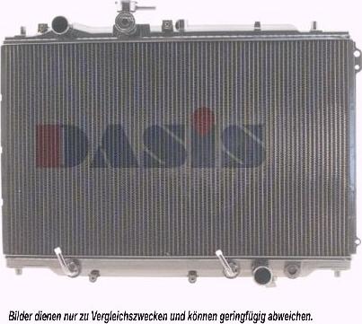 AKS Dasis 110110N - Radiators, Motora dzesēšanas sistēma autodraugiem.lv