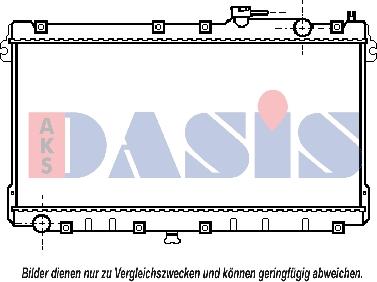 AKS Dasis 110380N - Radiators, Motora dzesēšanas sistēma autodraugiem.lv