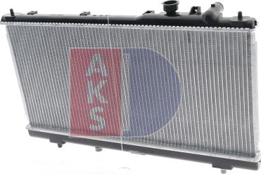 AKS Dasis 110240N - Radiators, Motora dzesēšanas sistēma autodraugiem.lv