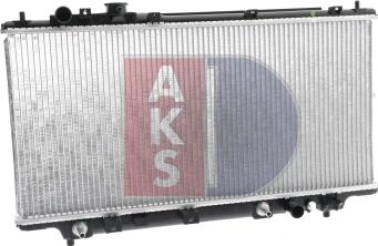 AKS Dasis 110280N - Radiators, Motora dzesēšanas sistēma autodraugiem.lv