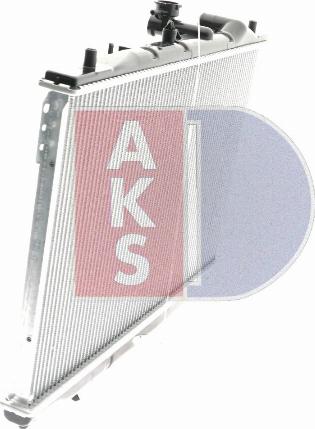 AKS Dasis 110270N - Radiators, Motora dzesēšanas sistēma autodraugiem.lv
