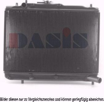 AKS Dasis 110720N - Radiators, Motora dzesēšanas sistēma autodraugiem.lv