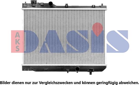 AKS Dasis 111250N - Radiators, Motora dzesēšanas sistēma autodraugiem.lv