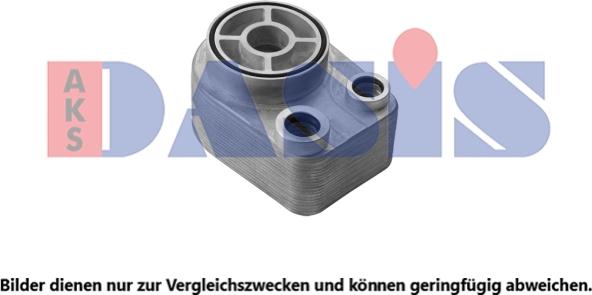 AKS Dasis 186006N - Eļļas radiators, Motoreļļa autodraugiem.lv