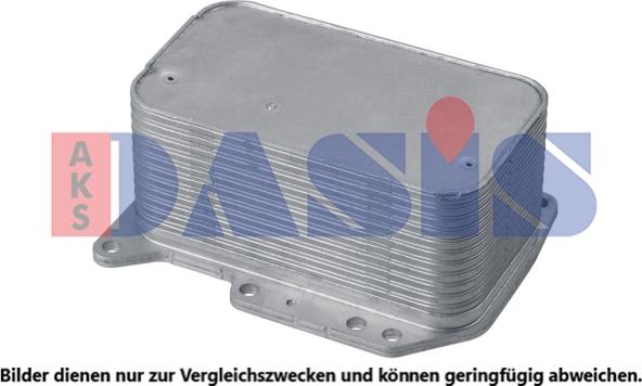 AKS Dasis 186012N - Eļļas radiators, Motoreļļa autodraugiem.lv
