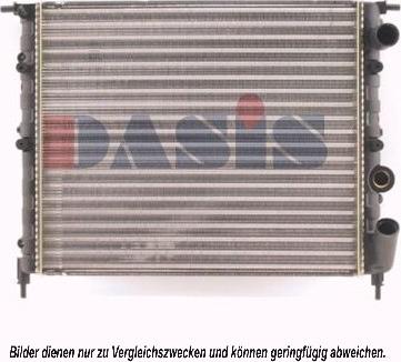AKS Dasis 180510N - Radiators, Motora dzesēšanas sistēma autodraugiem.lv