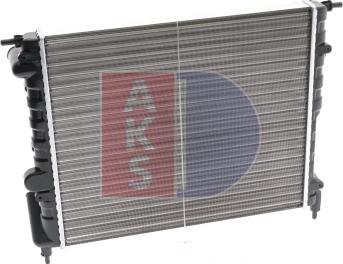 AKS Dasis 180510N - Radiators, Motora dzesēšanas sistēma autodraugiem.lv