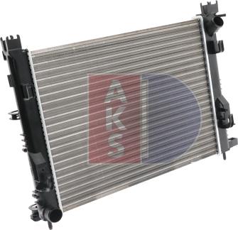 AKS Dasis 180094N - Radiators, Motora dzesēšanas sistēma autodraugiem.lv