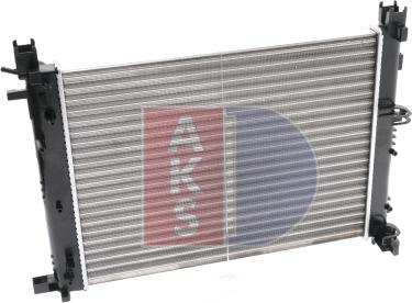 AKS Dasis 180094N - Radiators, Motora dzesēšanas sistēma autodraugiem.lv