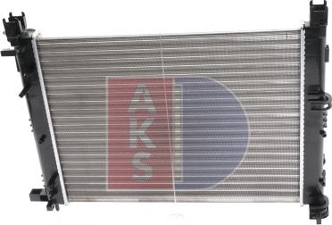 AKS Dasis 180094N - Radiators, Motora dzesēšanas sistēma autodraugiem.lv