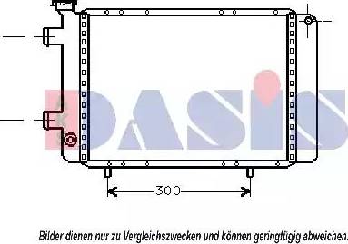 AKS Dasis 180042N - Radiators, Motora dzesēšanas sistēma autodraugiem.lv