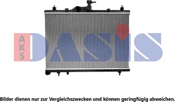 AKS Dasis 180006N - Radiators, Motora dzesēšanas sistēma autodraugiem.lv