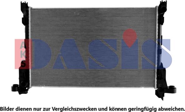 AKS Dasis 180109N - Radiators, Motora dzesēšanas sistēma autodraugiem.lv