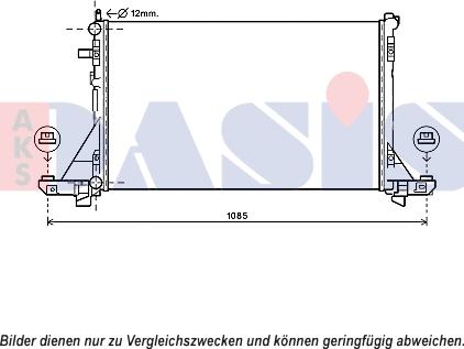 AKS Dasis 180101N - Radiators, Motora dzesēšanas sistēma autodraugiem.lv