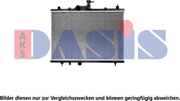 AKS Dasis 180110N - Radiators, Motora dzesēšanas sistēma autodraugiem.lv