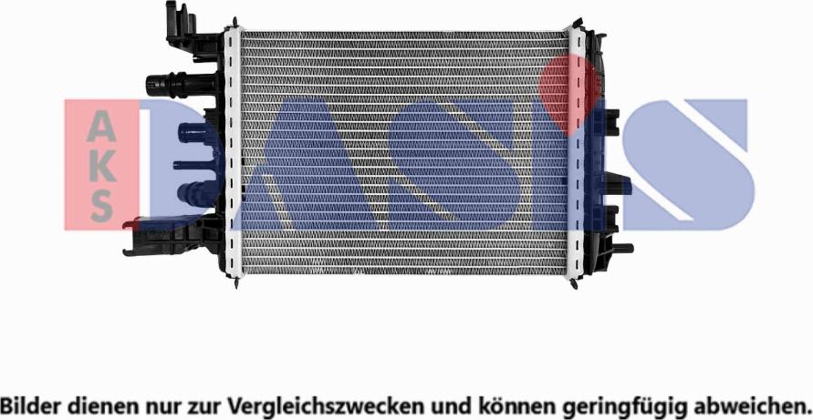 AKS Dasis 180132N - Radiators, Motora dzesēšanas sistēma autodraugiem.lv