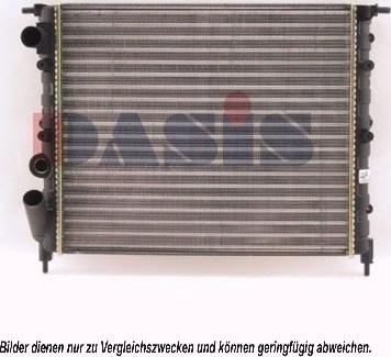 AKS Dasis 180760N - Radiators, Motora dzesēšanas sistēma autodraugiem.lv