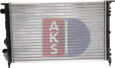 AKS Dasis 181040N - Radiators, Motora dzesēšanas sistēma autodraugiem.lv