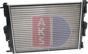 AKS Dasis 181003N - Radiators, Motora dzesēšanas sistēma autodraugiem.lv