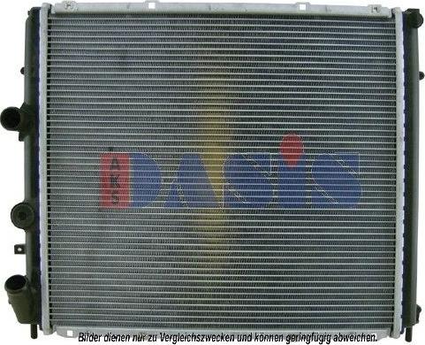 AKS Dasis 181250N - Radiators, Motora dzesēšanas sistēma autodraugiem.lv