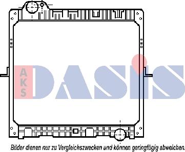 AKS Dasis 134260N - Radiators, Motora dzesēšanas sistēma autodraugiem.lv