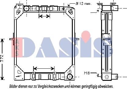 AKS Dasis 130510N - Radiators, Motora dzesēšanas sistēma autodraugiem.lv