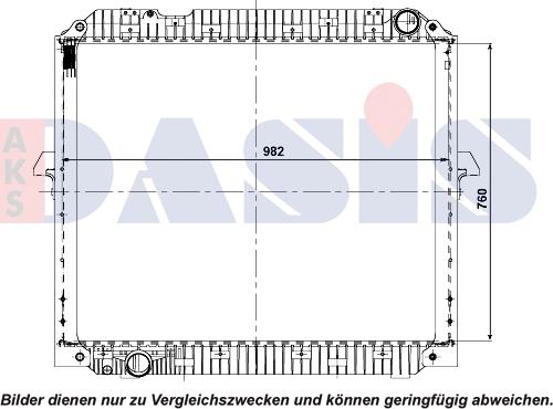 AKS Dasis 130049N - Radiators, Motora dzesēšanas sistēma autodraugiem.lv