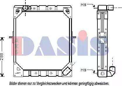 AKS Dasis 131500N - Radiators, Motora dzesēšanas sistēma autodraugiem.lv