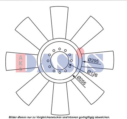 AKS Dasis 138102N - Ventilators, Motora dzesēšanas sistēma autodraugiem.lv