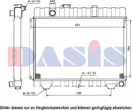 AKS Dasis 133860N - Radiators, Motora dzesēšanas sistēma autodraugiem.lv