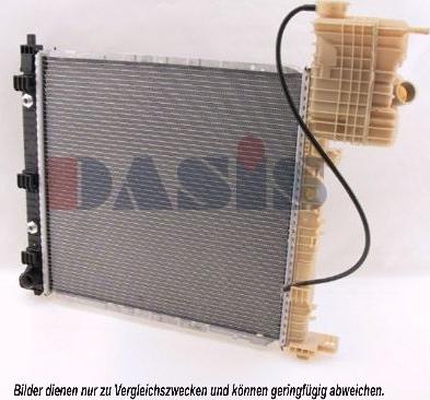 AKS Dasis 132110N - Radiators, Motora dzesēšanas sistēma autodraugiem.lv