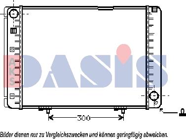 AKS Dasis 120420N - Radiators, Motora dzesēšanas sistēma autodraugiem.lv