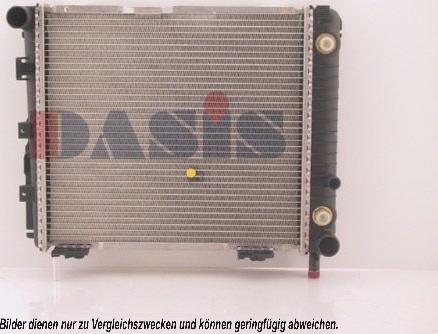 AKS Dasis 120540N - Radiators, Motora dzesēšanas sistēma autodraugiem.lv